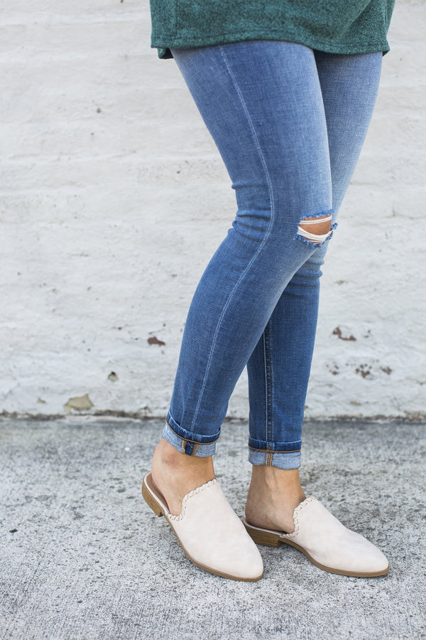 Taupe Mules