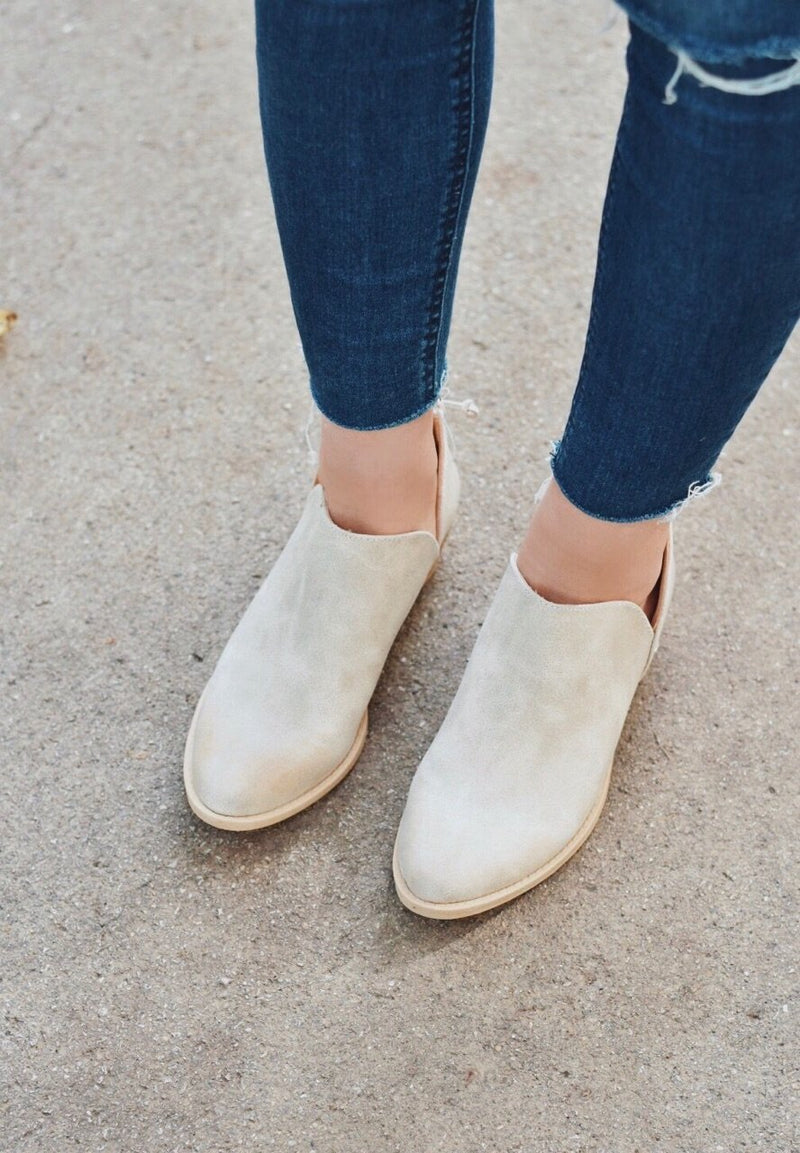 Light Stone Ankle Bootie