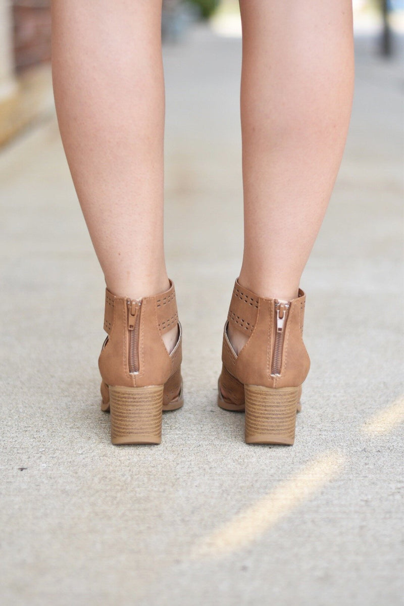 Camel Aztec Bootie